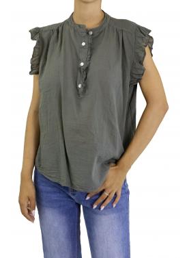 Camicia tinta unita 3 bottoni
